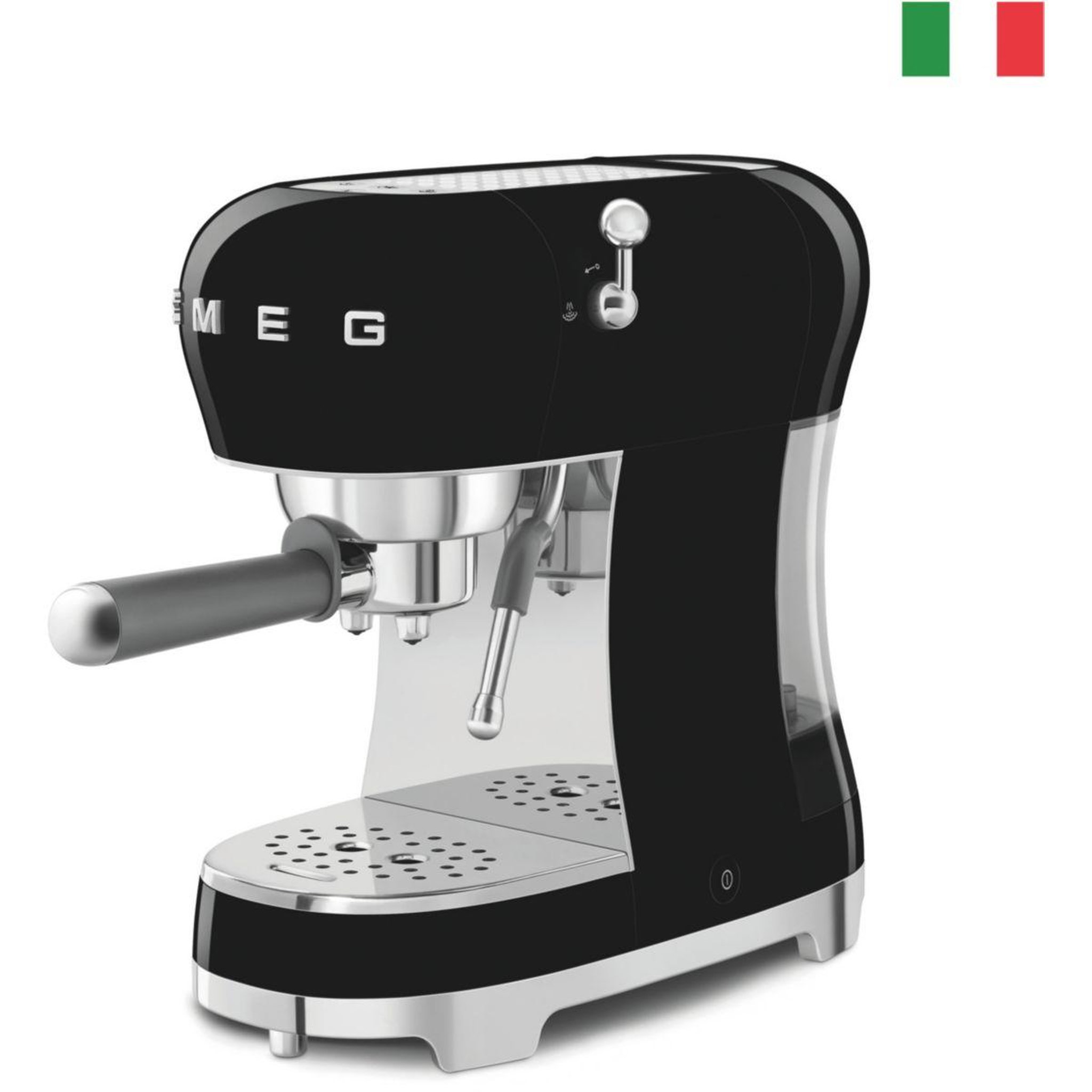 Voir la diapositive 4 : SMEG Machine à expresso ecf02bleu