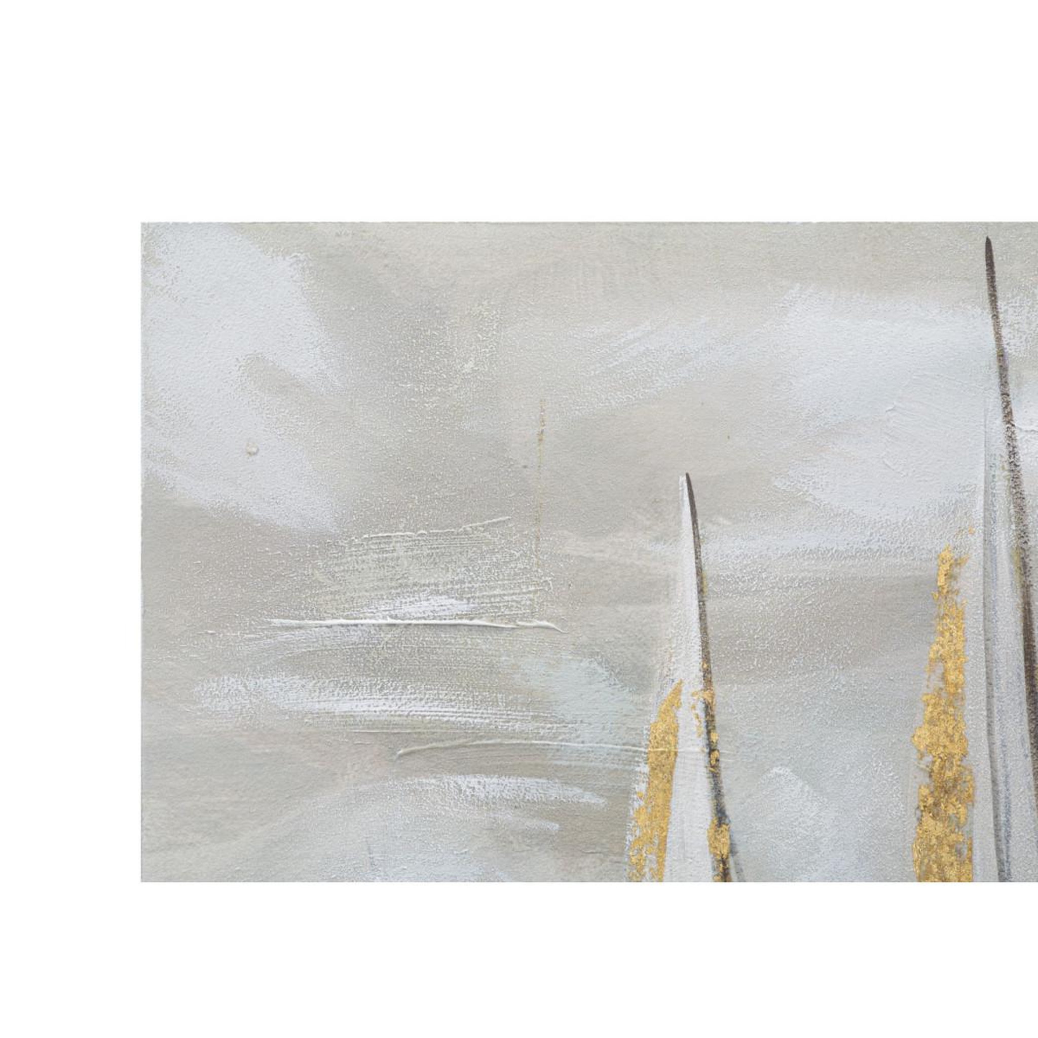 Voir la diapositive 2 : Paris Prix Toile Peinture Déco  Boat  80x100cm Multicolore