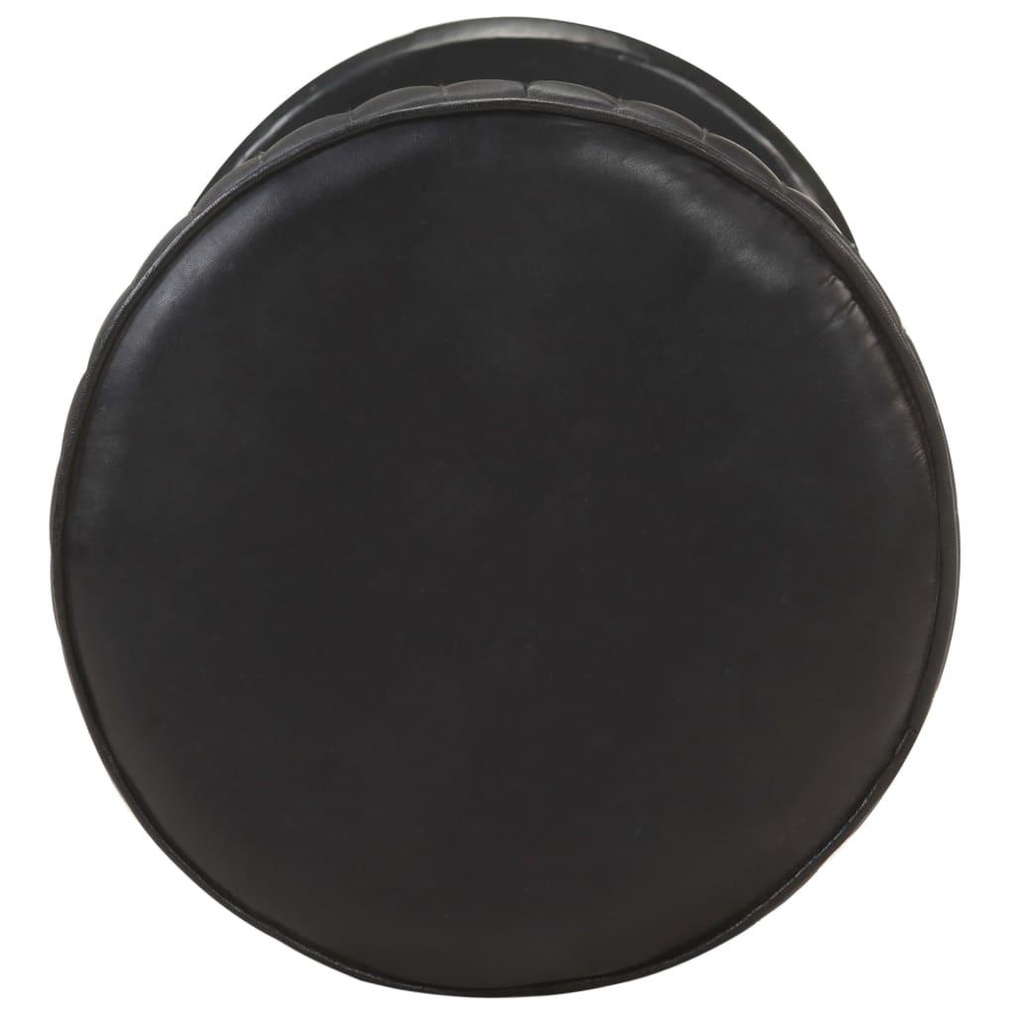Voir la diapositive 2 : VIDAXL Tabouret de bar Noir Cuir veritable