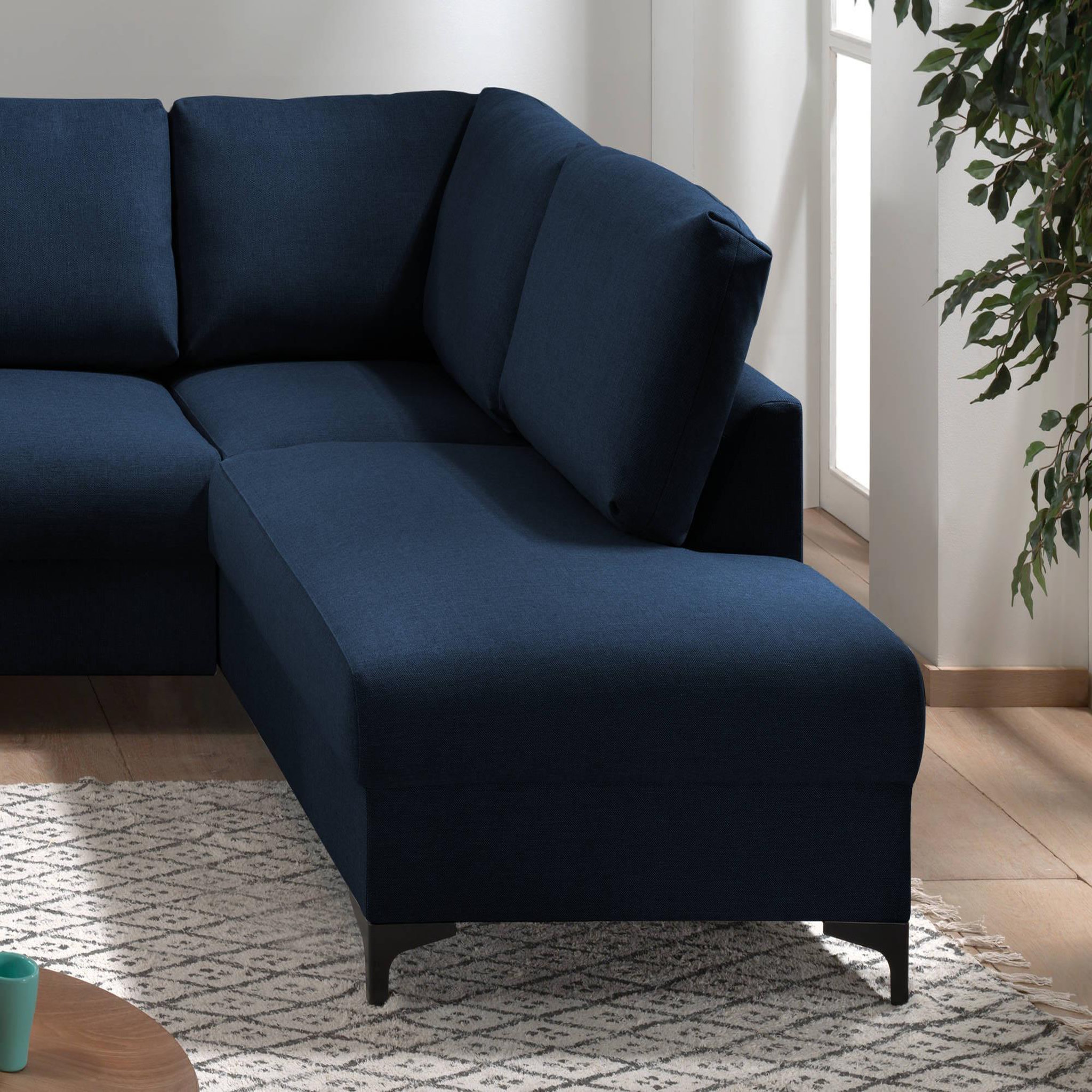 Voir la diapositive 5 : LISA DESIGN Tala - canapé d'angle droit - convertible - 5 places - en tissu