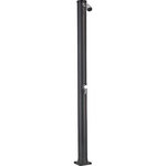 GRE Douche solaire PVC ronde noir 20 litres