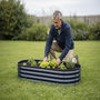 Voir la diapositive 1 : ESSCHERT DESIGN Carré potager au sol anthracite S - Esschert Design