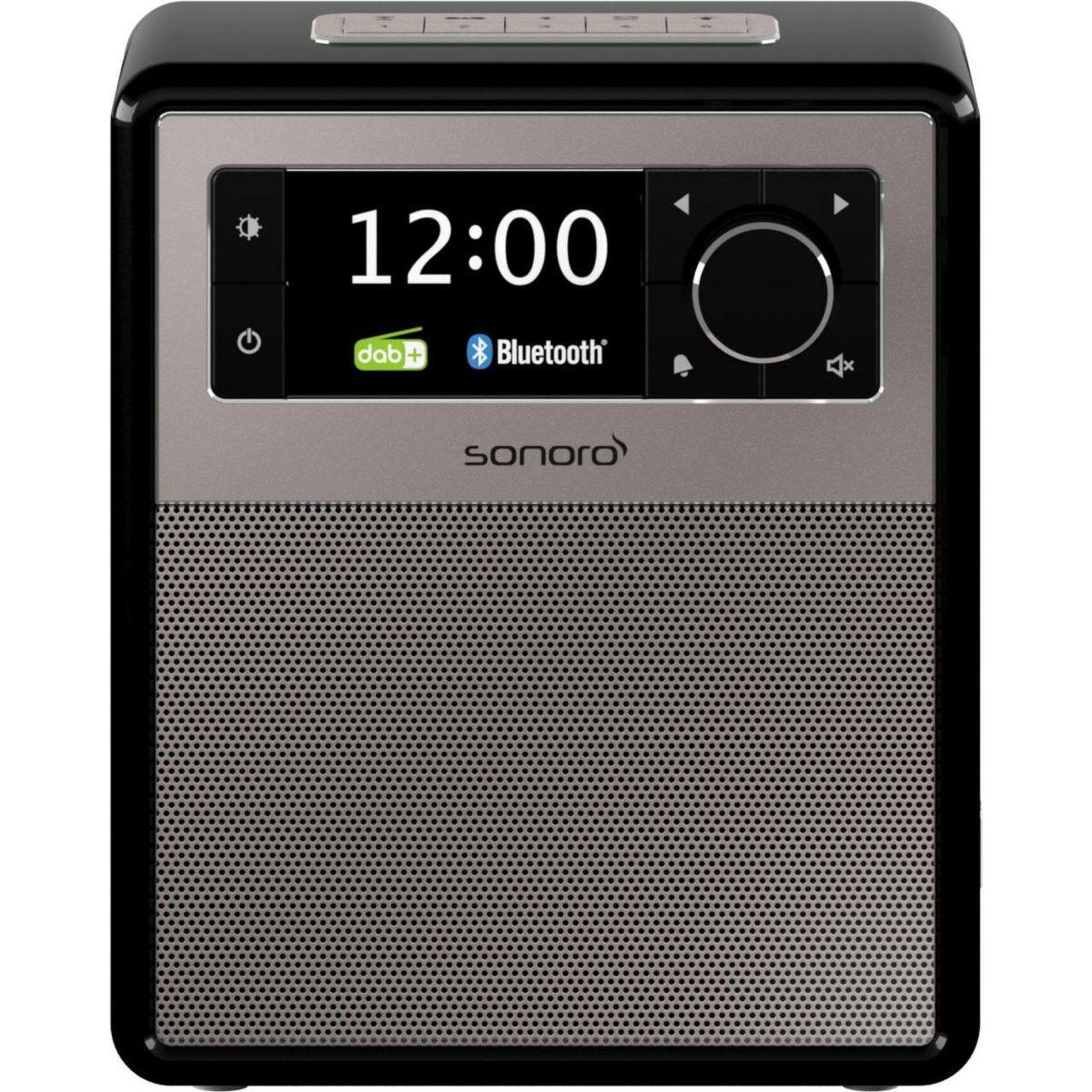 Voir la diapositive 1 : SONORO Radio réveil EASY Noir