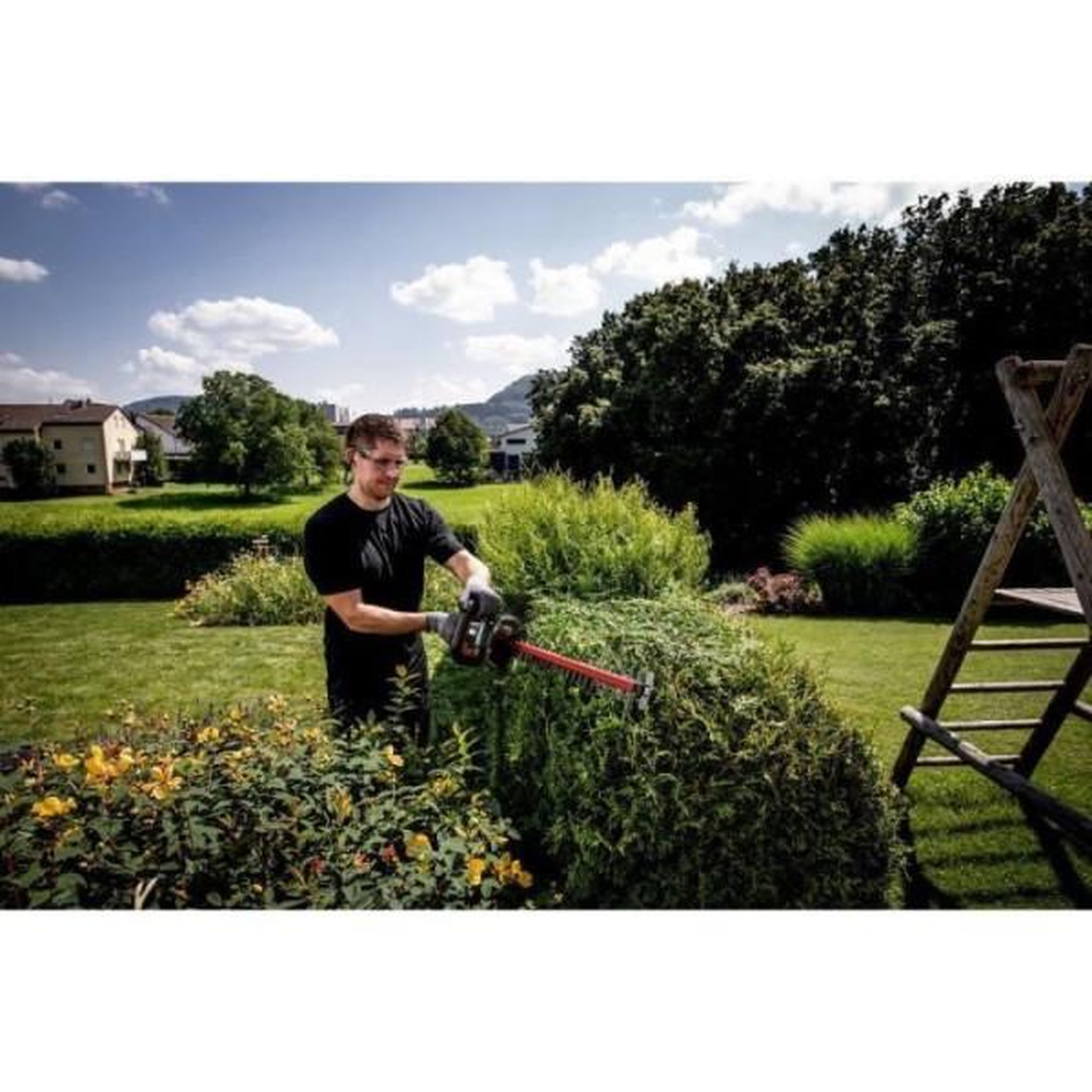 Voir la diapositive 6 : METABO Taille-haies sans fil - METABO - HS 18 LTX 65 - Lame 65 cm - 18 V - Coupe nette