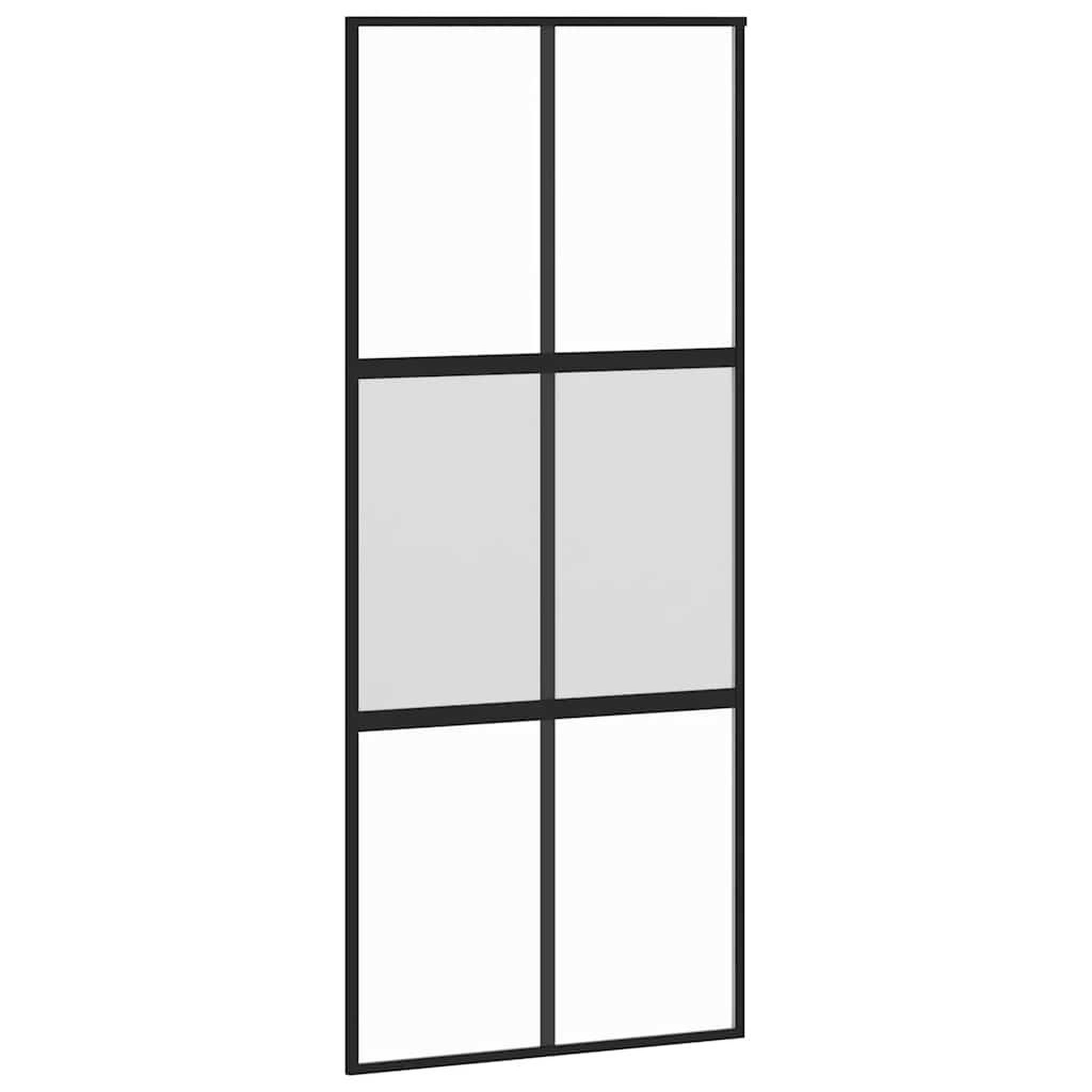 Voir la diapositive 4 : VIDAXL Porte coulissante kit de quincaillerie trempe verre aluminium