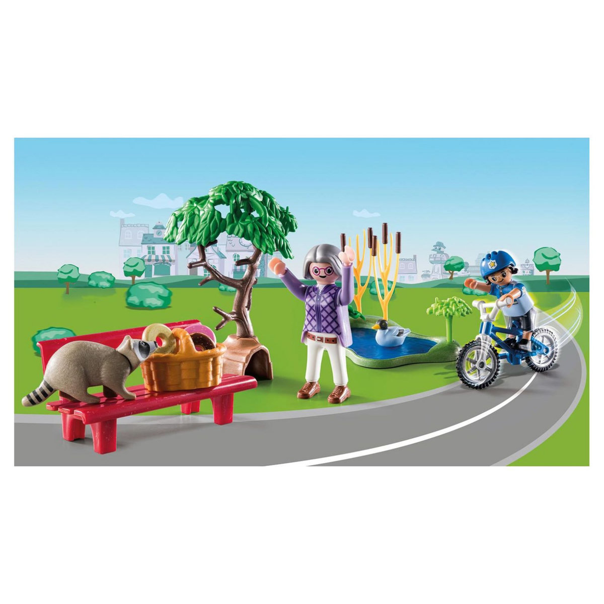 PLAYMOBIL Duck on call 70918 Policière et animaux