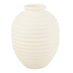 Paris Prix Cache-Pot Oval en Terre Cuite  Theron  66cm Blanc