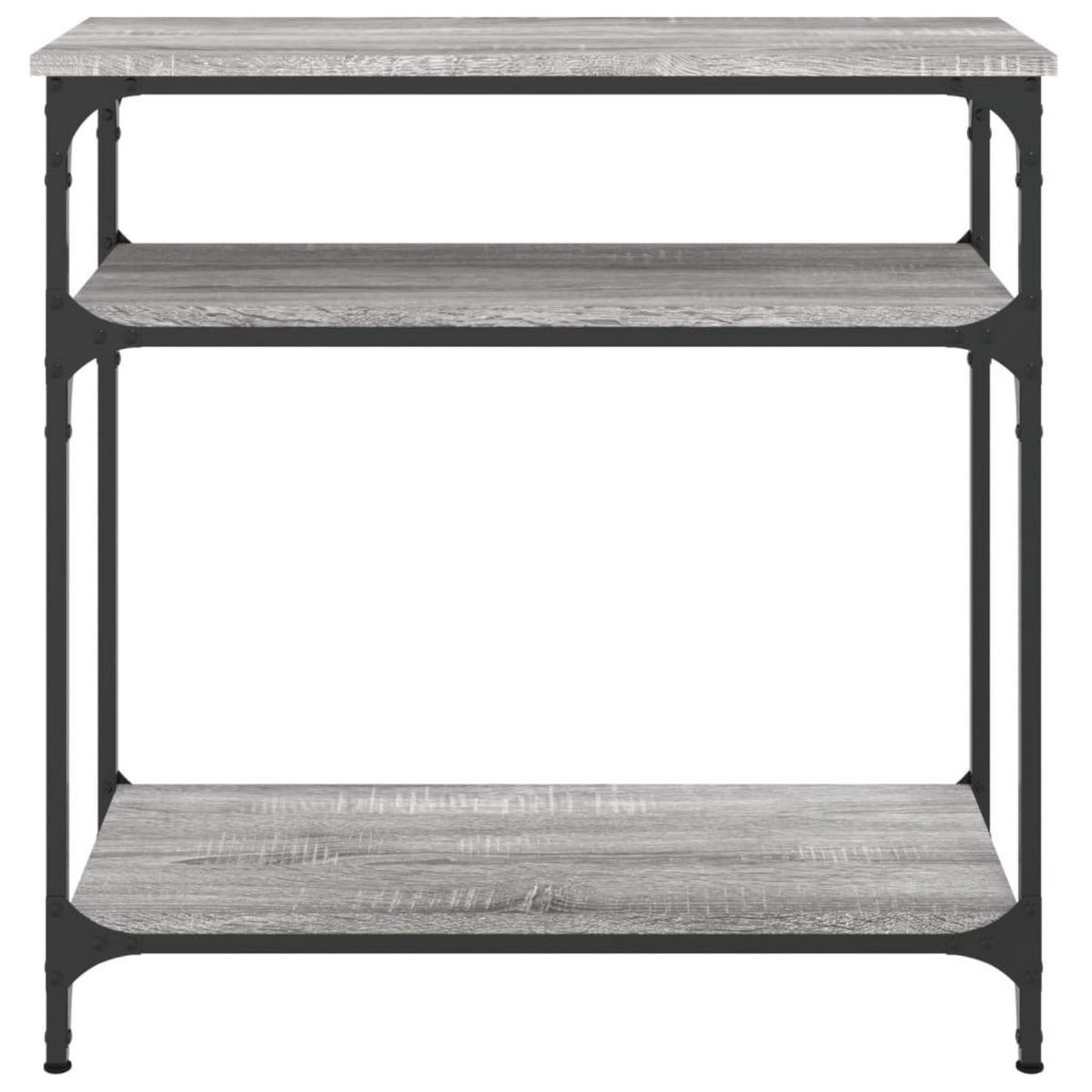 VIDAXL Table console sonoma gris 75x29x75 cm bois d'ingenierie