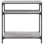 Voir la diapositive 4 : VIDAXL Table console sonoma gris 75x29x75 cm bois d'ingenierie