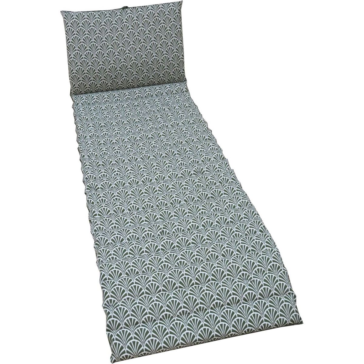 Jardin Privé Matelas bain de soleil ondulo vert avocat NORVEGE