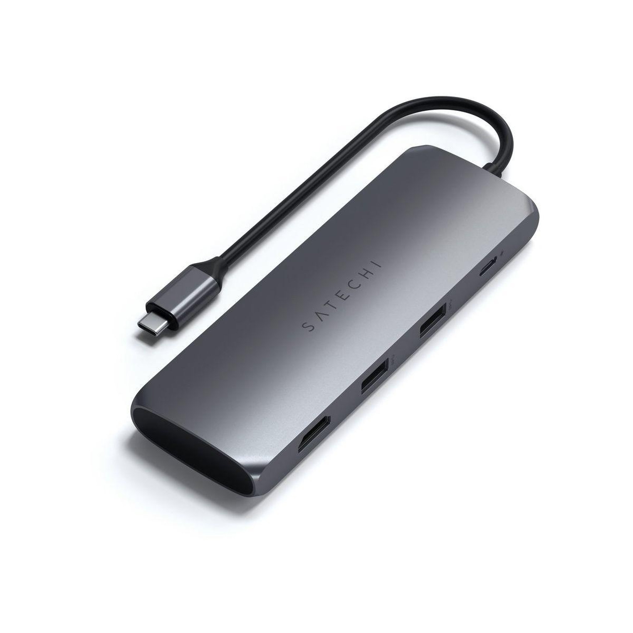 SATECHI Hub USB C USB-C Hybrid Multiport gris
