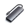 Voir la diapositive 1 : SATECHI Hub USB C USB-C Hybrid Multiport gris