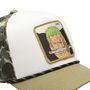 Voir la diapositive 3 : CAPSLAB Casquette trucker premium avec filet One piece Zoro Camo