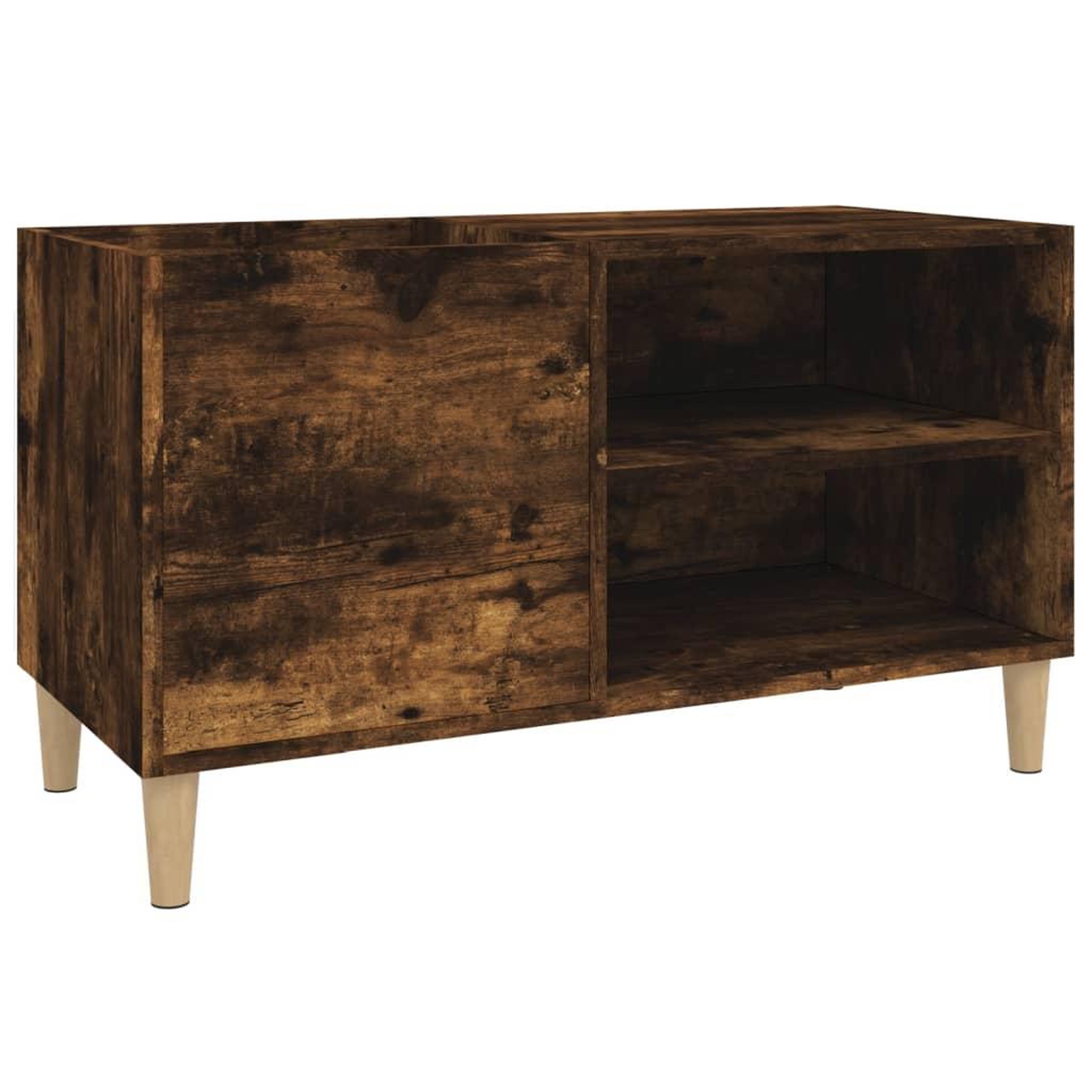 VIDAXL Armoire a disques chene fume 84,5x38x48 cm bois d'ingenierie