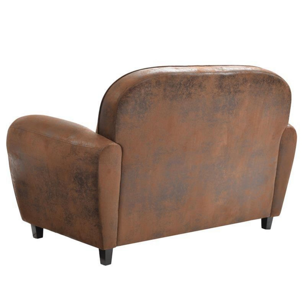 Paris Prix Canapé Club Vintage  Confortable  139cm Marron