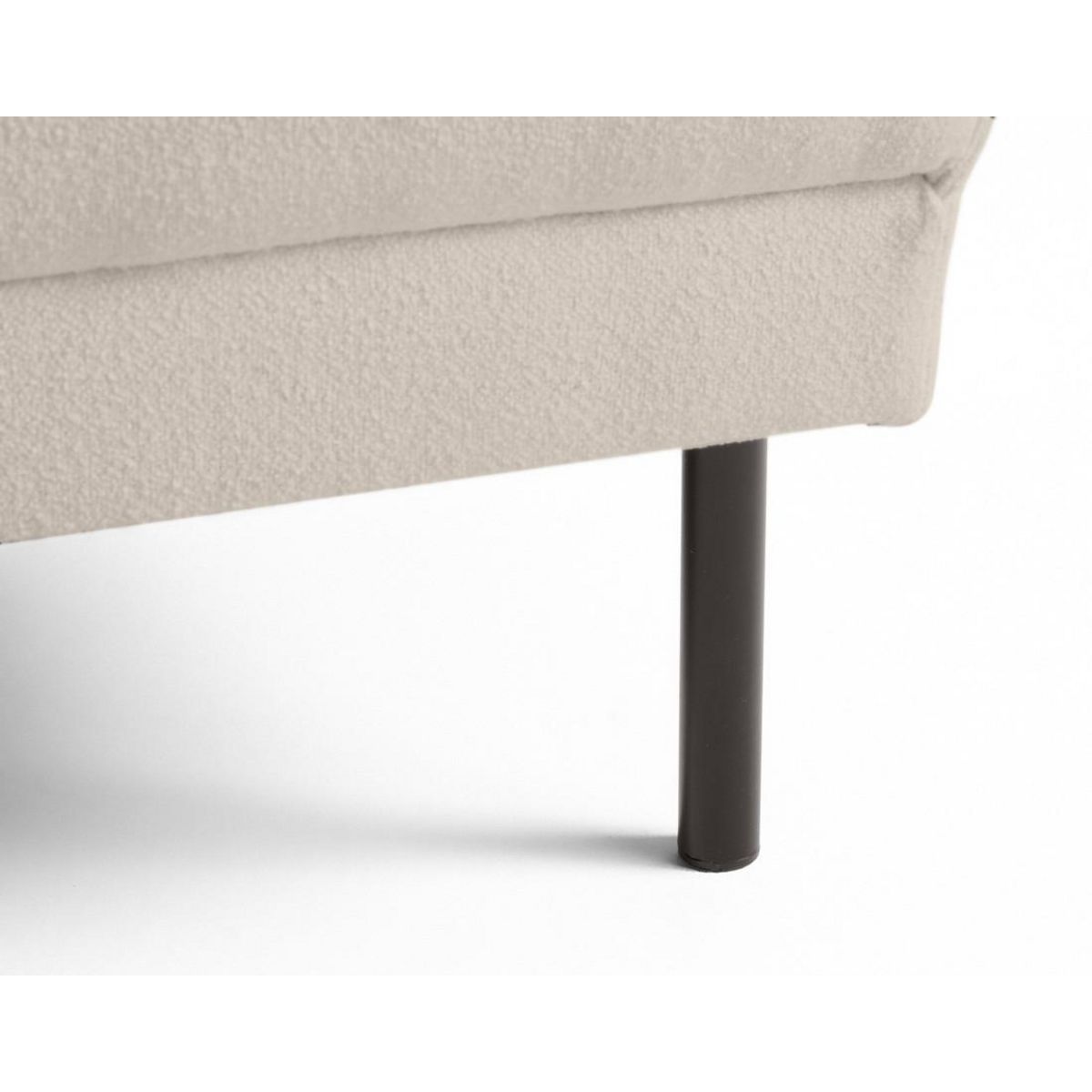 LISA DESIGN Charlie - pouf - pieds hauts - en tissu