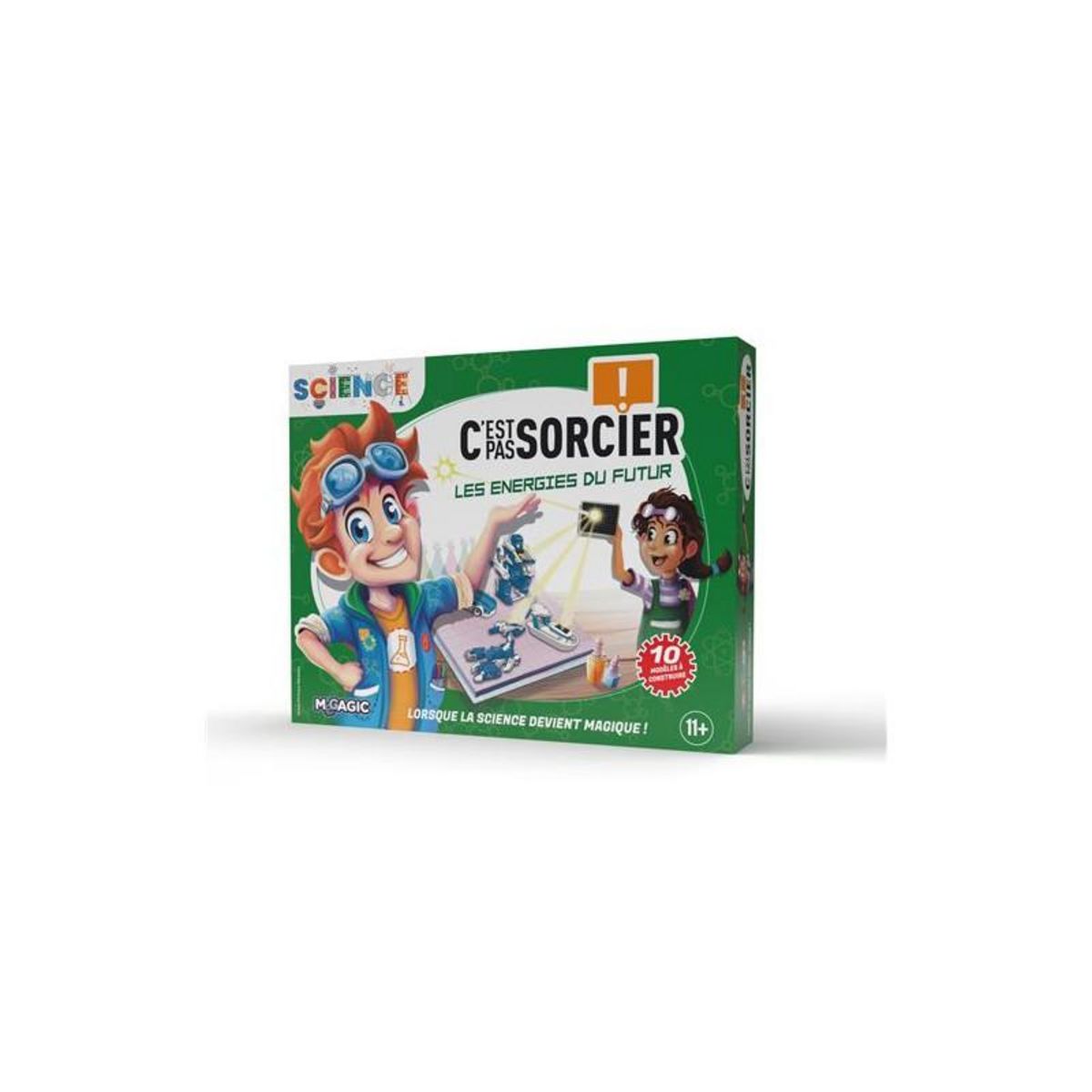 MEGAGIC Jeu de sciences et d expérience Megagic C est pas sorcier Coffret Les énergies du futur Edition limitée