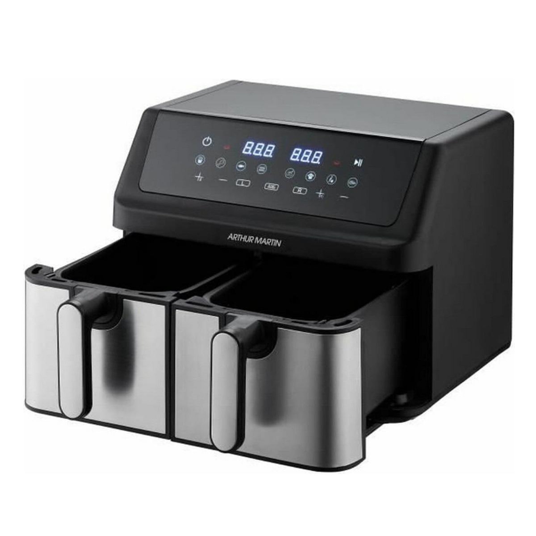 Voir la diapositive 2 : Arthur Martin Friteuse sans huile 9l 2000w noir - ampf9