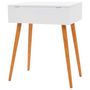 Voir la diapositive 4 : VIDAXL Coiffeuse avec miroir MDF 60 x 40 x 75 cm