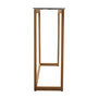 Voir la diapositive 5 : The Home Deco Factory Console en verre et bois - Marron et transparent