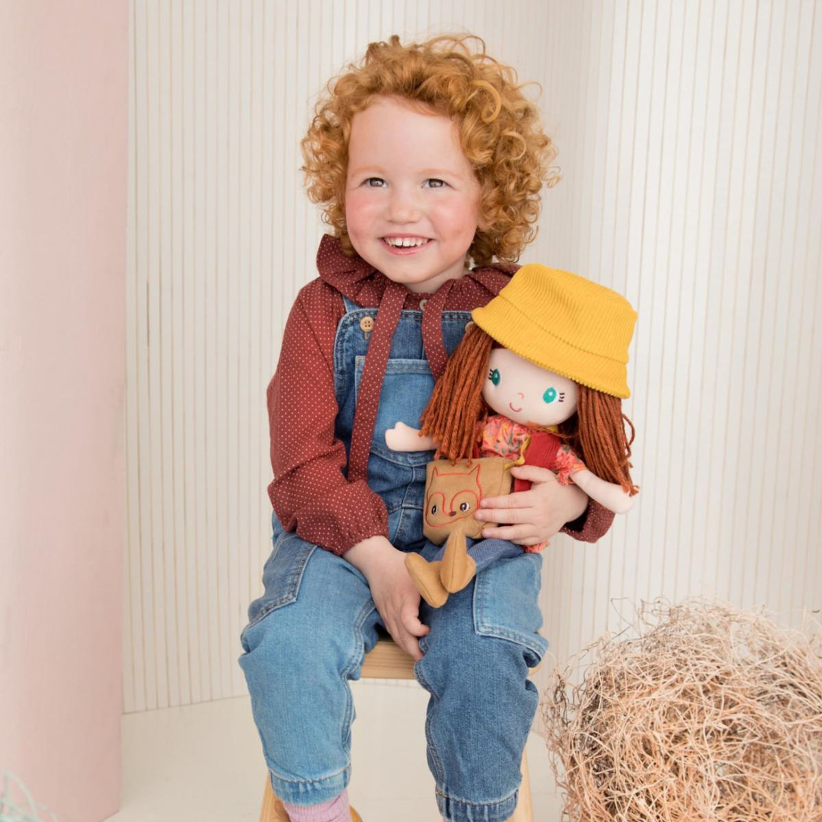 LILLIPUTIENS Lea poupee nature en tissu