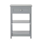 SOBUY SoBuy - Table De Chevet à un tiroir - Moderne - FBT46. Coloris disponibles : Blanc