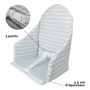 Voir la diapositive 2 : Monsieur Bébé Coussin d'assise universel Miam avec harnais pour chaise haute bébé