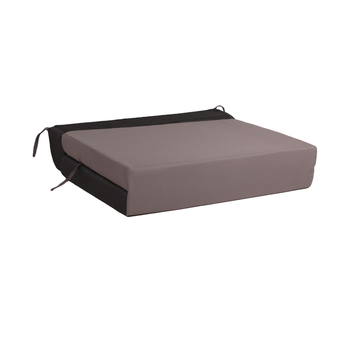 Chauffeuse 2 places tissu bicolore DUETTO