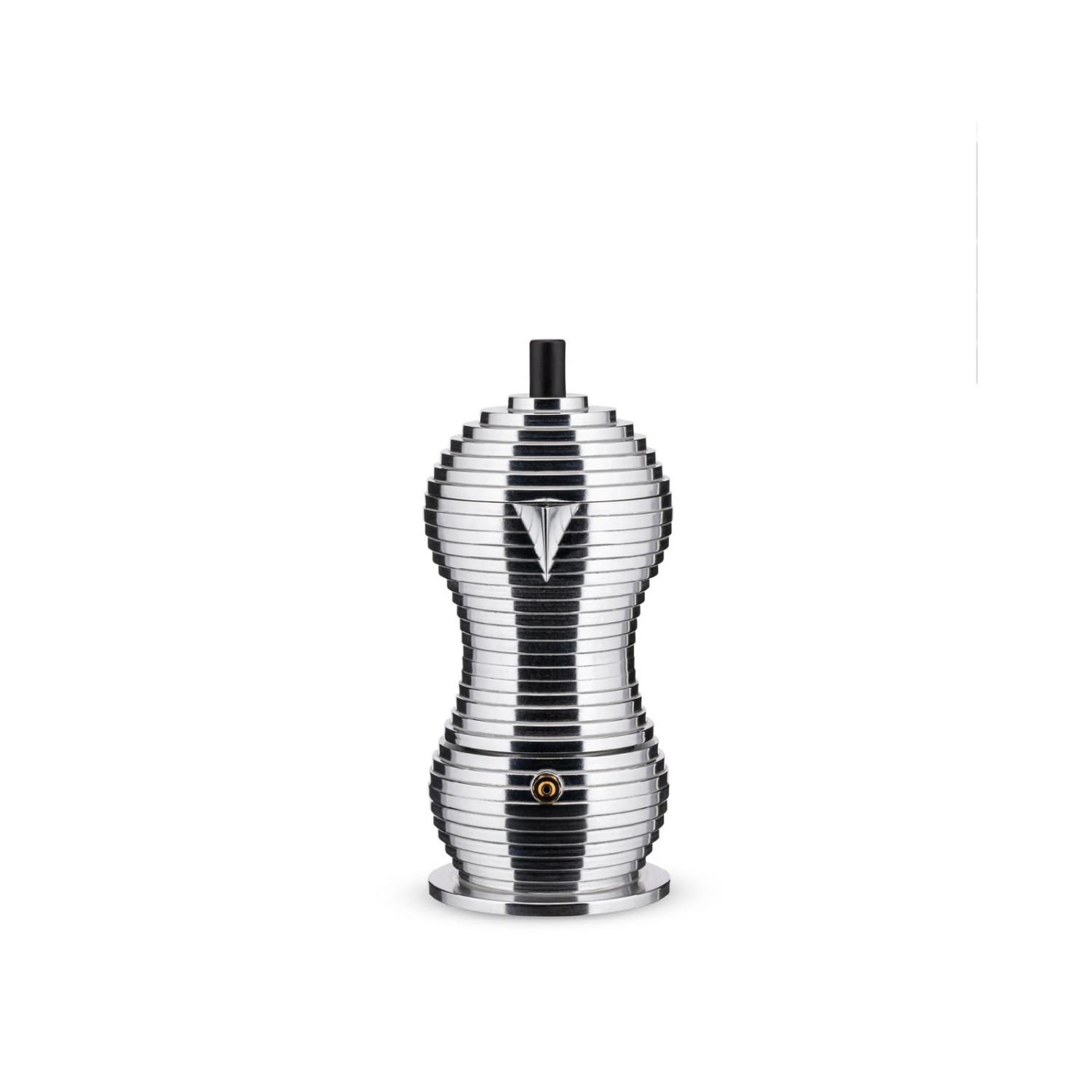 Voir la diapositive 2 : ALESSI Alessi pulcina mdl02/3 b cafetière espresso en alliage d'aluminium, 3 tasses, noir