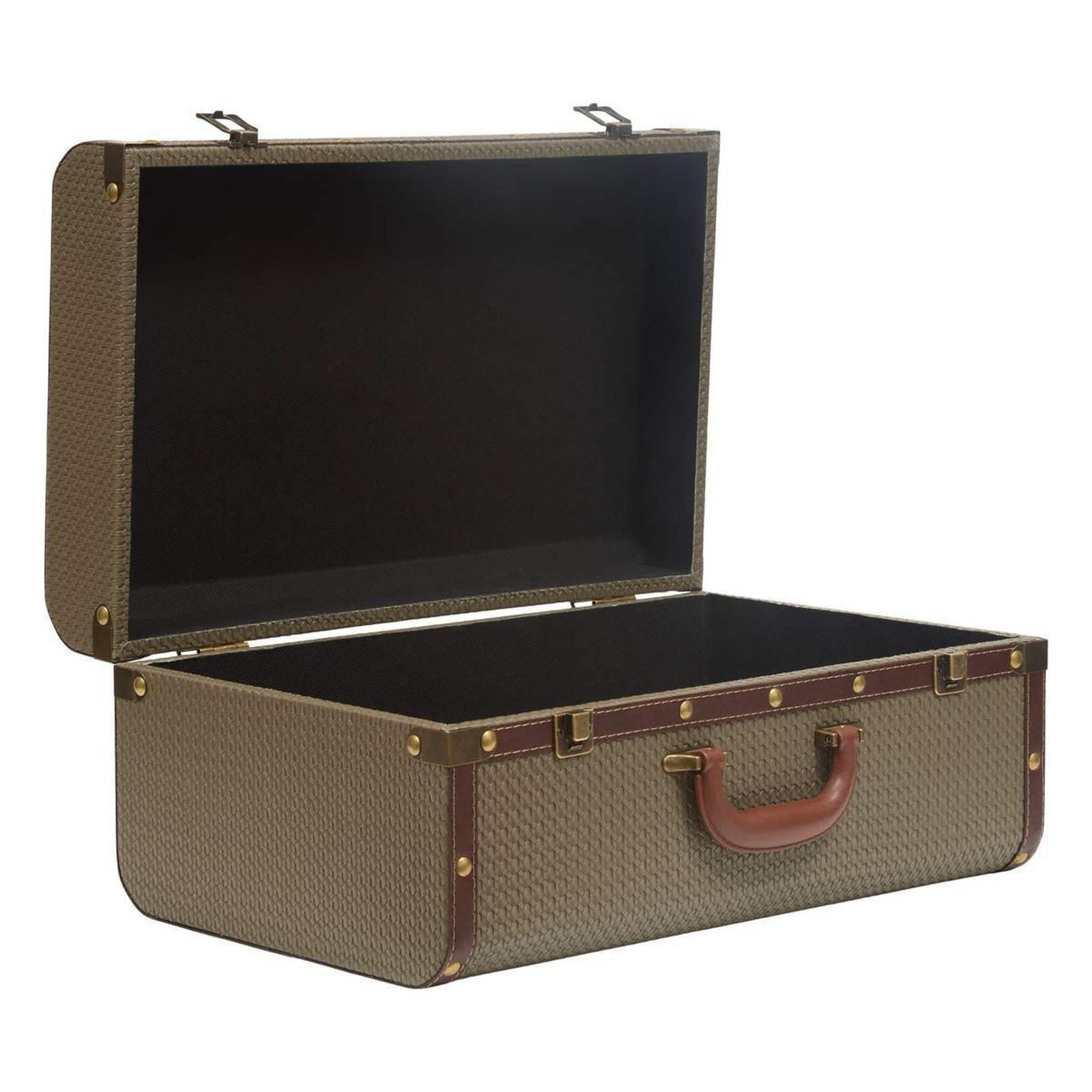 Voir la diapositive 2 : ATMOSPHERA Lot de 2 malles valises  bonie  45cm kaki