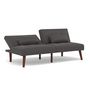 Voir la diapositive 3 : BEST MOBILIER Philae - canapé convertible clic-clac 2 places - en simili