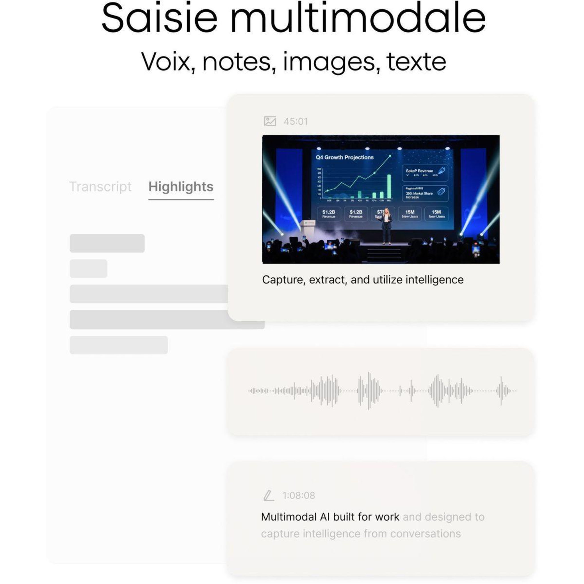 Voir la diapositive 4 : PLAUD Dictaphone note pro argent