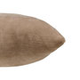 Voir la diapositive 2 : ATMOSPHERA Coussin en Flanelle Uni  Ollis  38x38cm Beige Lin