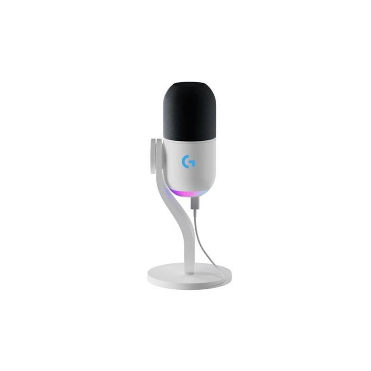 Logitech Microphone gaming Logitech G Yeti GX RVB dynamique avec Lightsync pour PC et Mac Blanc