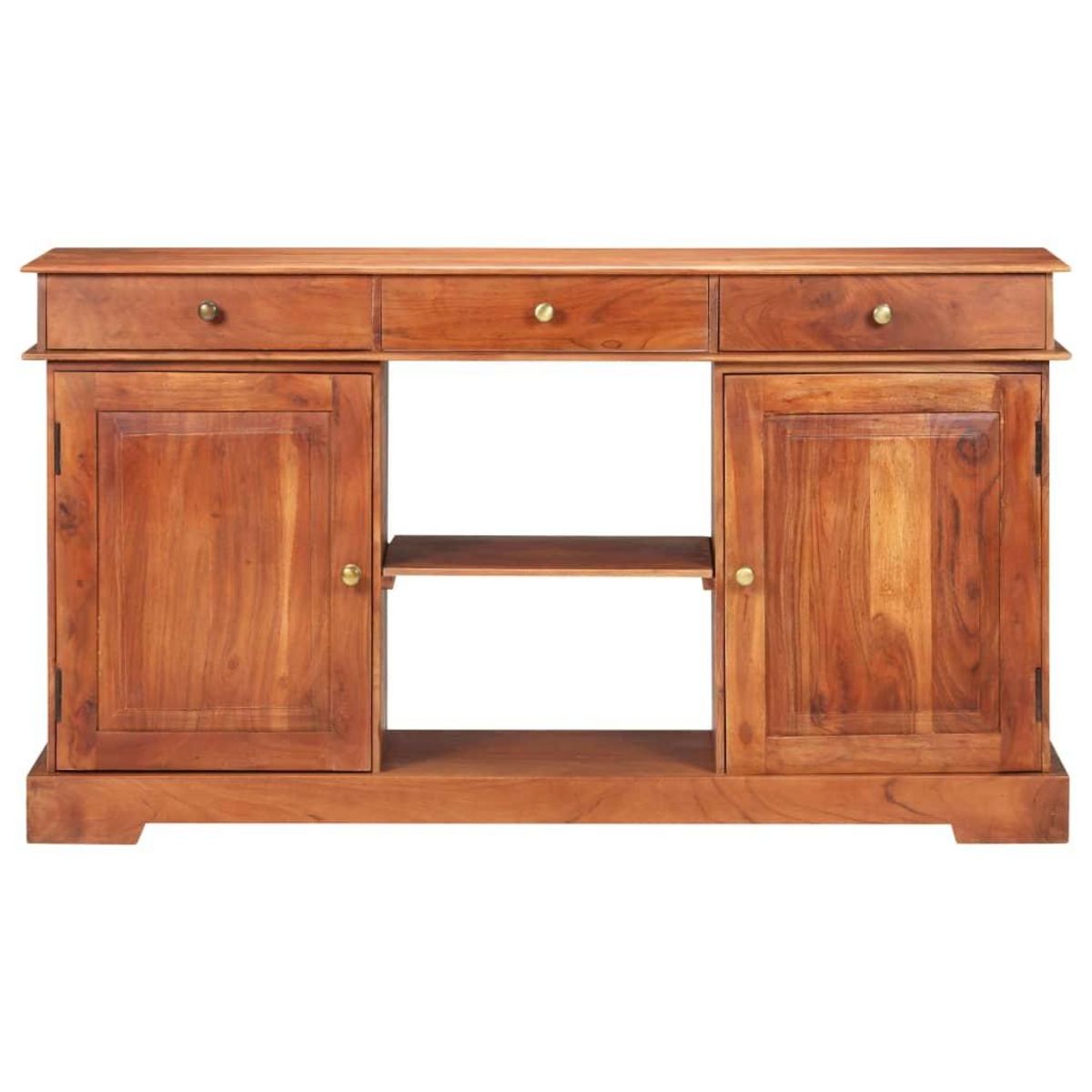 VIDAXL Buffet 135x35x75 cm Bois d'acacia solide