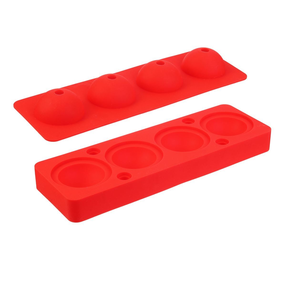 Moule boule de noël x4 silicone