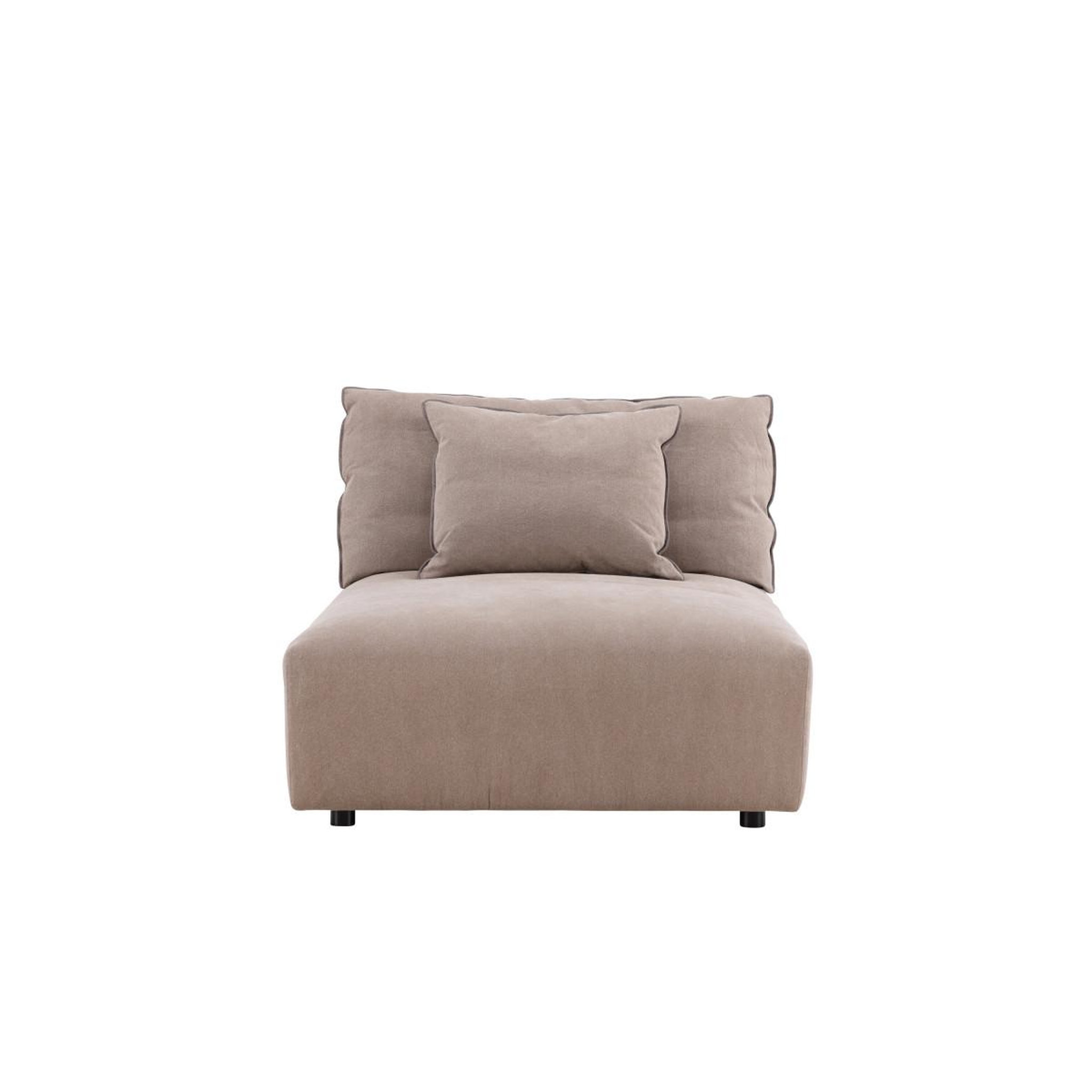 Voir la diapositive 2 : Paris Prix Méridienne en tissu  malö  169cm marron