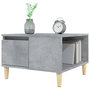 Voir la diapositive 4 : VIDAXL Table basse gris beton 55x55x36,5 cm bois d'ingenierie