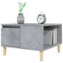 Voir la diapositive 4 : VIDAXL Table basse gris beton 55x55x36,5 cm bois d'ingenierie
