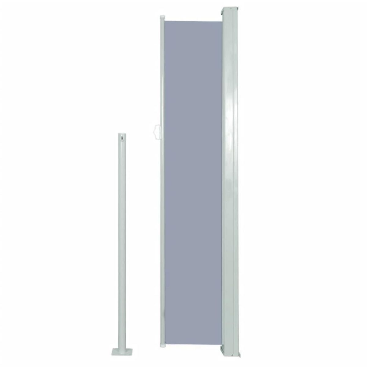 VIDAXL Auvent lateral retractable de patio 160x300 cm Gris