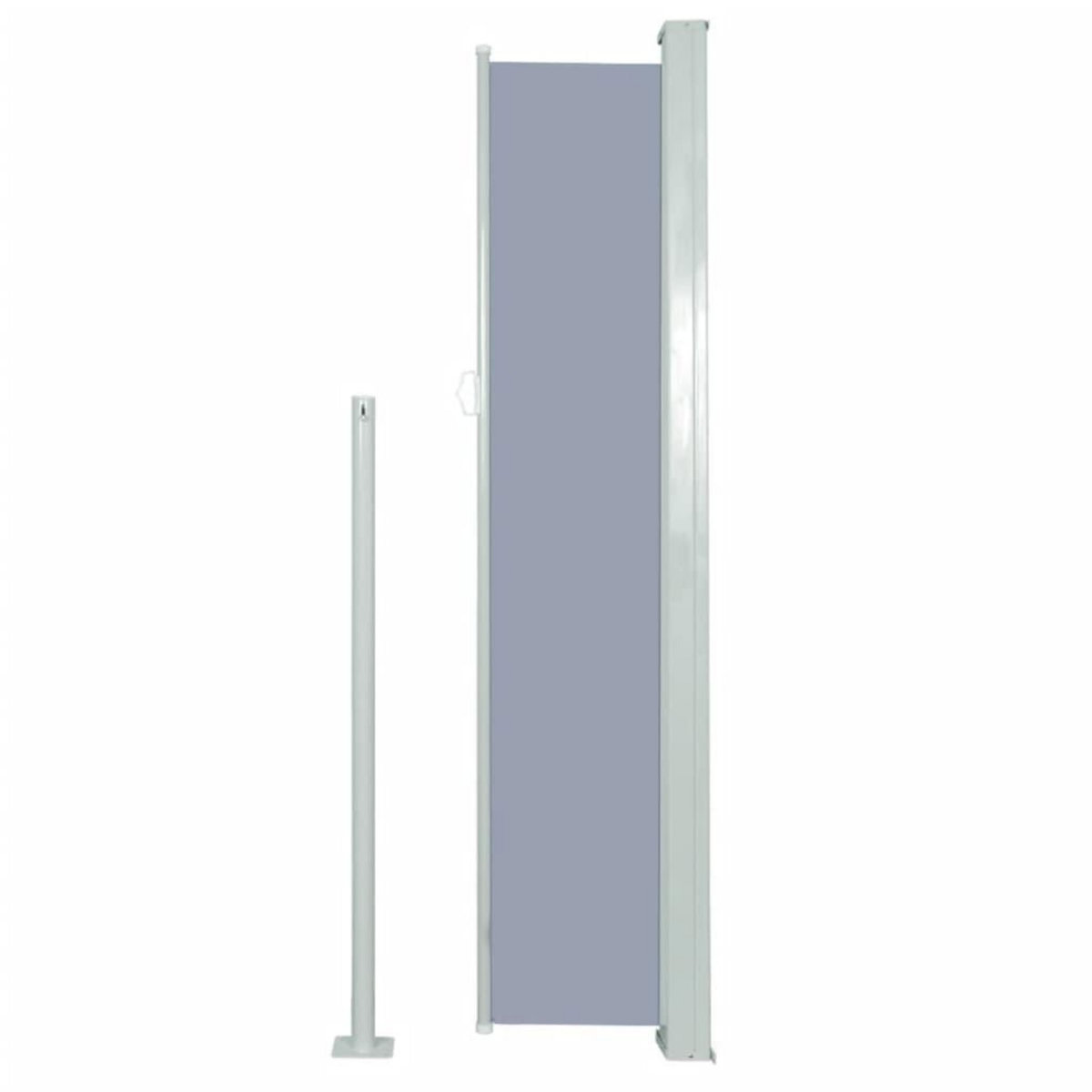 VIDAXL Auvent lateral retractable de patio 160x300 cm Gris