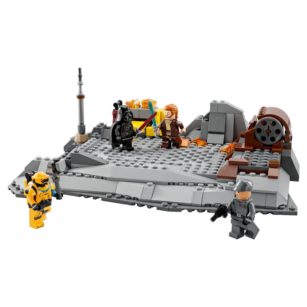 LEGO Star Wars 75334 Obi-Wan Kenobi contre Dark Vador, Jouet, Minifigurines, Sabres Laser