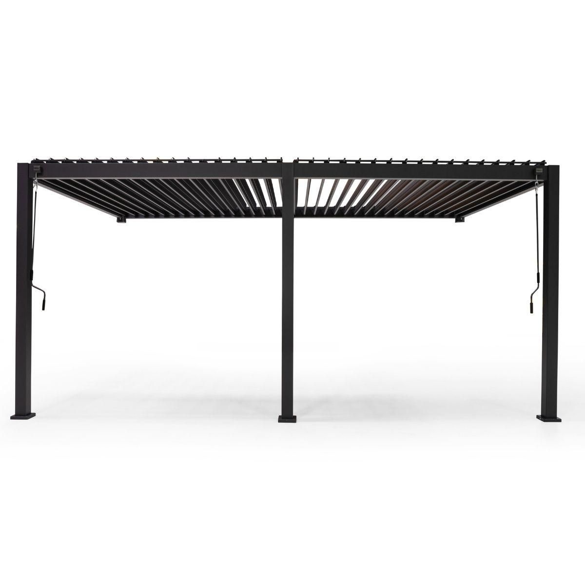 OMBREA Pergola Bioclimatique OMBREA® 3,6X6 - Anthracite  360x600x250cm