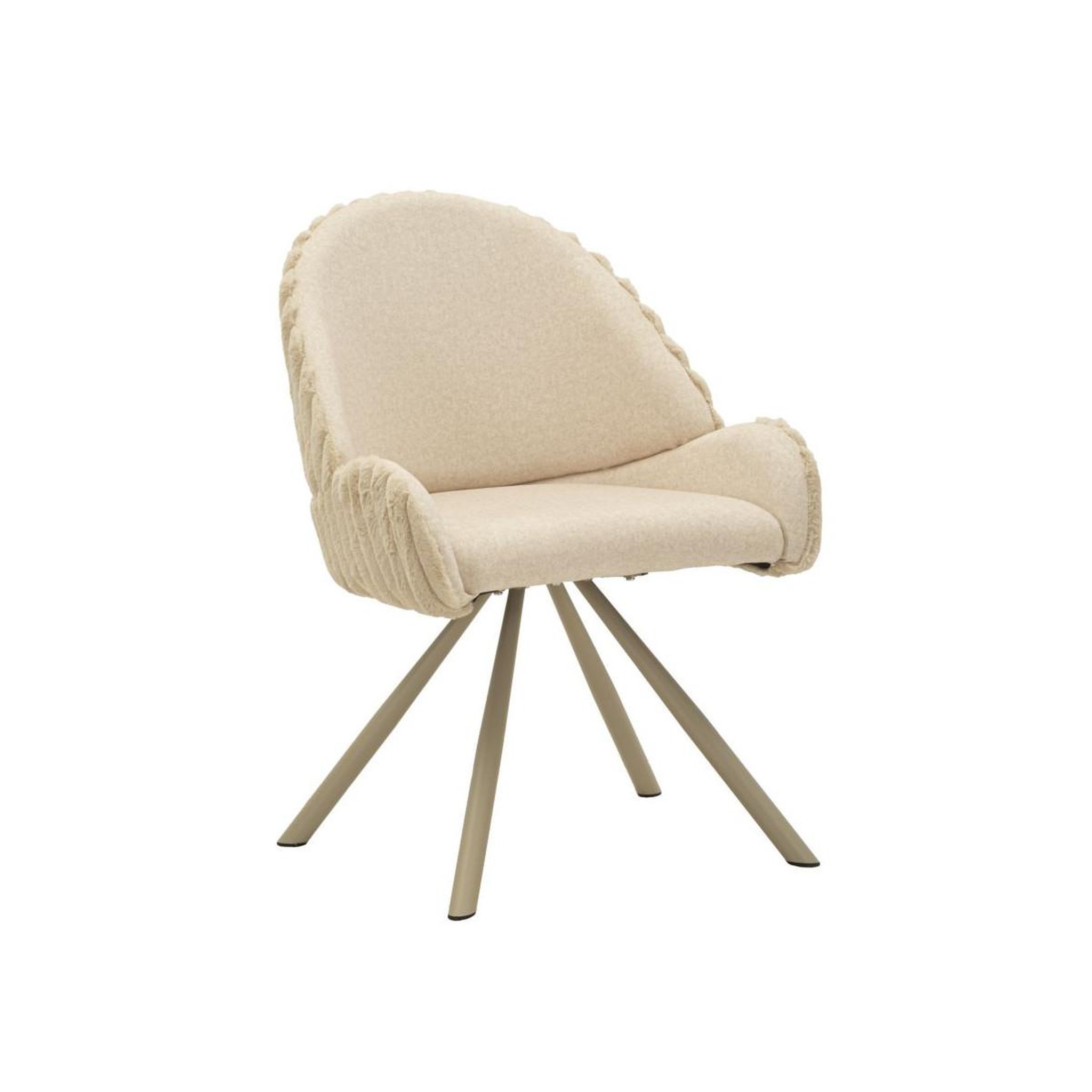 Voir la diapositive 2 : Paris Prix Lot de 2 chaises design  stoccolma  85cm crème
