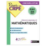 MATHEMATIQUES. EPREUVE D'ADMISSIBILITE ECRIT, EDITION 2026-2027, Chermak Saïd