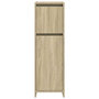 Voir la diapositive 4 : VIDAXL Armoire de salle de bain Chene sonoma 30x30x95 cm Agglomere
