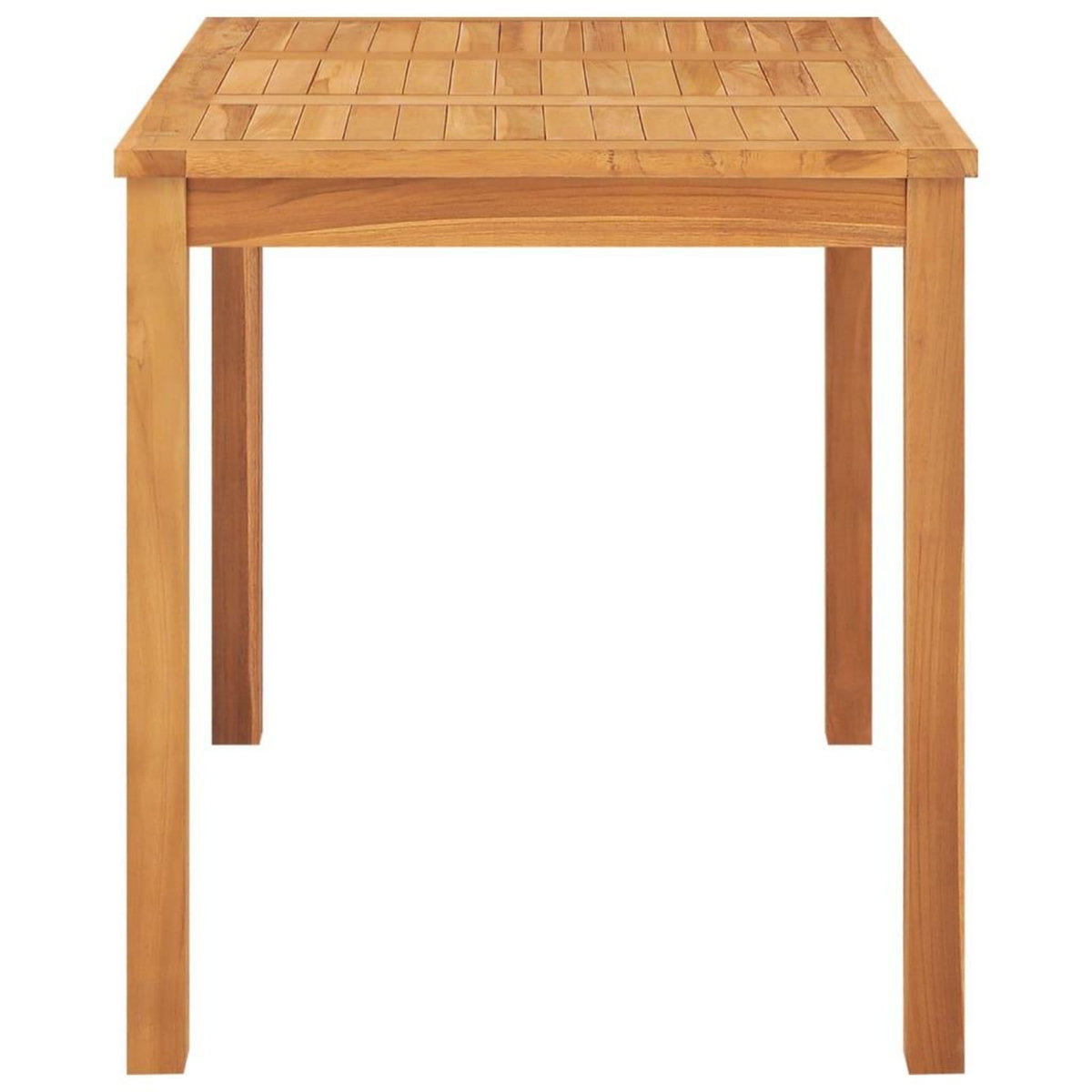 VIDAXL Table a dîner de jardin 120x70x77 cm Bois de teck solide