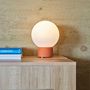 Voir la diapositive 5 : Lumisky Lampe de table touch effet beton orange LED TERRA Orange Terre cuite h25cm
