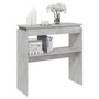 Voir la diapositive 3 : VIDAXL Table console Gris béton 80x30x80 cm Aggloméré