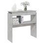 Voir la diapositive 3 : VIDAXL Table console Gris béton 80x30x80 cm Aggloméré